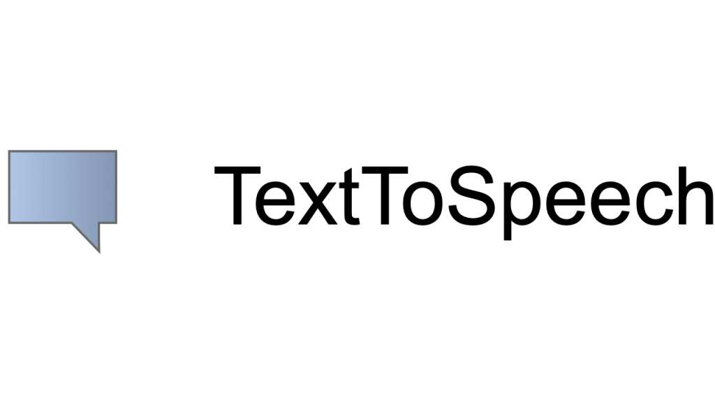 App Inventor Text to Speech component